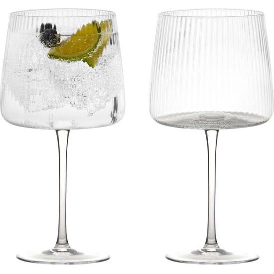 Handgemaakt glaswerk - Cocktailglazenset - Set van 2