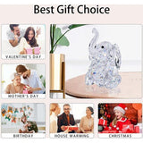 Kristal Olifant figuren Collectibles Glas Dierenfiguur voor tafeldecoratie