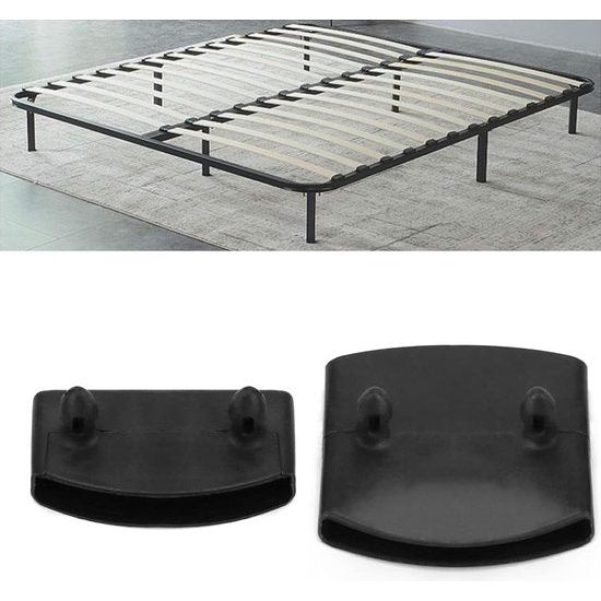 12 x lattenbodemhouders, 24 x zijlattenhouders, 5,5 cm x 9 mm (binnenmaat) plastic eindkappen houder brede middenrail vervanging bed lamel houder kits voor een- en tweepersoonsbedden