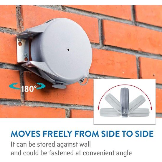 Long Wand Waslijn, uittrekbaar, 12 m