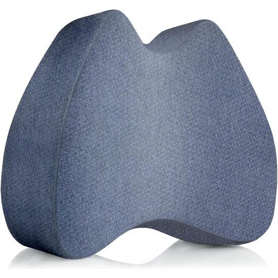 Kniekussen voor zijslapers, met thermo-overtrek, ergonomisch beenkussen voor pijnvrije slaap, orthopedisch steunkussen, visco-elastisch traagschuim, sneldrogend en ademend