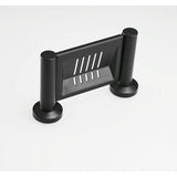 Zeepbakje Wandgemonteerde roestvrijstalen muur Badkamer Keuken Zwart Zeepbakje RVS Badkamer Muurhouder Mand Plank 12,4 cm