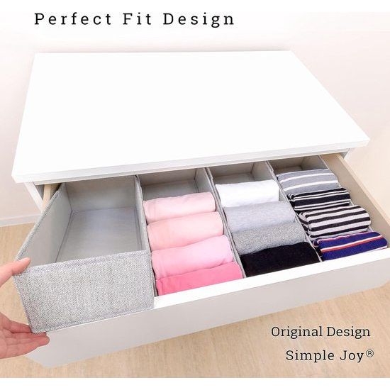 stabiele bodem; opbergsysteem voor laden, set van 4