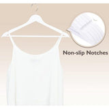 Kleerhangers van hout, 20 stuks, glad oppervlak, wit, 360 graden draaibaar en schoolterinkepingen, sterk en dun houten kleerhangers, geschikt voor volwassenen, 43,5 cm lang