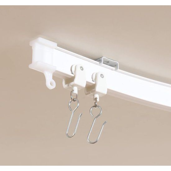 Premium 3m Ceiling Curtain Track System, Flexible and Durable Design for Effortless Glide, Ideal for Shower Windows, RV Room Divider, Privacy and Home Decoration