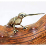 Kolibri figuren messing vogel sculpturen tafel vogel beelden desktop metaal kunst decoratie voor woonkamer slaapkamer kantoor kasten brons 1