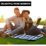 Picknickdeken, 200 x 300 cm, waterdicht, zandvrij, geïsoleerd, opvouwbaar, strandmat, picknickdeken, XXL, baddeken voor camping, park, strand, picknick