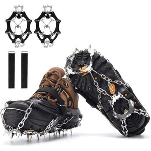 Slipvaste Overschoenen Winter Unigear Antislip Schoennoppen Met 18 Tanden Roestvrijstalen Noppen Voor Sneeuw, Ijs, Wandelen, Jagen En Wandelen In De Winter Spikes Voor Schoenen Slipvaste Overschoenen Winter Unigear Antislip Schoennoppen Met 18 Tanden Roestvrijstalen Noppen Voor Sneeuw, Ijs, Wandelen, Jagen En Wandelen In De Winter Spikes Voor Schoenen
