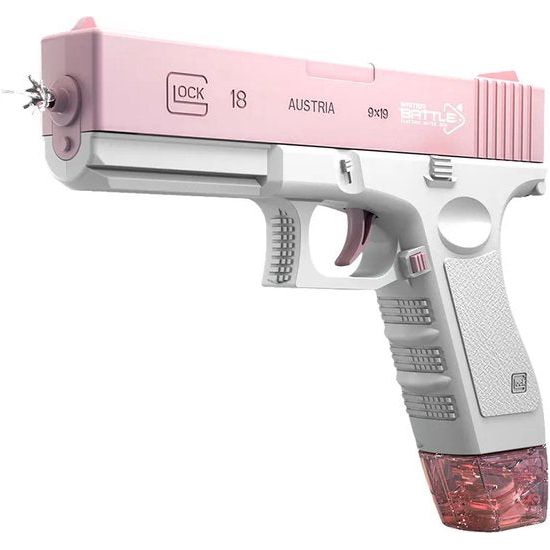 Elektrisch Waterpistool - Roze - 70ml Clip - Krachtige Stralen - Duurzaam en Draagbaar - Ideaal Buitenspeelgoed