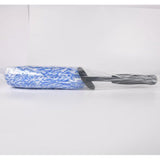 Velgenborstel voor aluminium velgen, premium microvezel velgenborstel voor een bijzonder zachte reiniging tot in het diepe velgbed, lange professionele autoreiniging, velgenreinigingsborstel