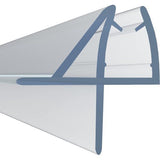 Afdichtingstape voor douchewanden, badkuipen, douchedeuren, 870 mm lang, uniek design, voor 4-6 mm dik glas met een opening tot 11 mm