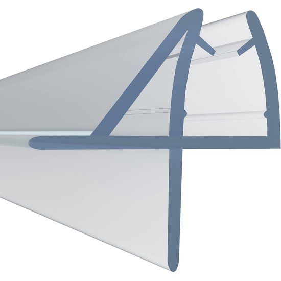 Afdichtingstape voor douchewanden, badkuipen, douchedeuren, 870 mm lang, uniek design, voor 4-6 mm dik glas met een opening tot 11 mm