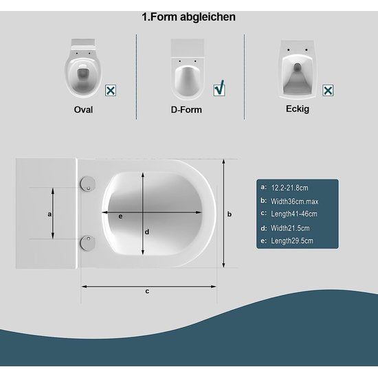 Wc-bril met softclosemechanisme, kunststof, Fast Fix snelsluiting, antibacterieel