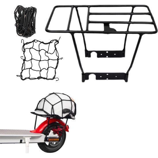 Elaye Aluminium Fietstas Bagagedrager Met Bagage Helm Mesh Net Voor Xiaomi M365 1S Lite Pro Voor Mi 3 Elektrische Scooter