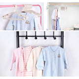 36 stuks kleerhangers kinderkleerhangerset, babykleerhangers hangers van kunststof, opbergkast, kledinghangers 27 cm, voor peuters en baby's, kaki