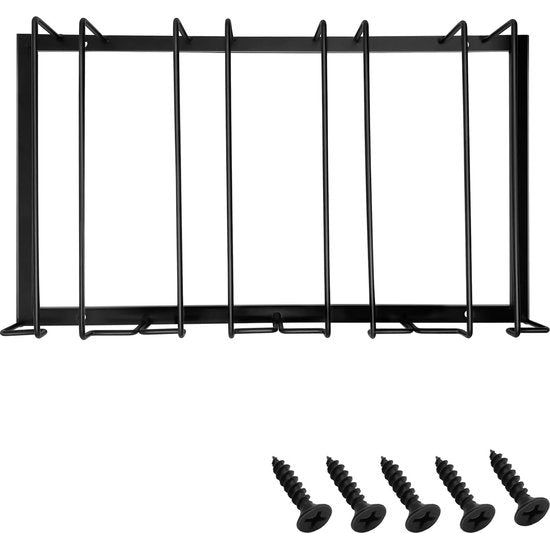 Wijnglashouder, metalen wijnglashouder, rek hangend wijnglazenrek met 4 rijen houder, houdt 8-12 wijnglazen voor familie, restaurant, hotelbar