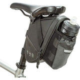 Fietszadeltas, bagagedrager, waterdichte fietszadeltas met flessenhouder, fietstas, zadel voor mountainbike, racefiets, gereedschapstas, fietsaccessoires, 1,5 l
