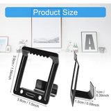 12 stuks spieramen ophangen, metalen fotohaken, onzichtbare fotolijst, wandfotohaken, ophangen, profieldiepte 15 mm, tandhangers, canvas ophanghaakjes, steekhangers voor foto's