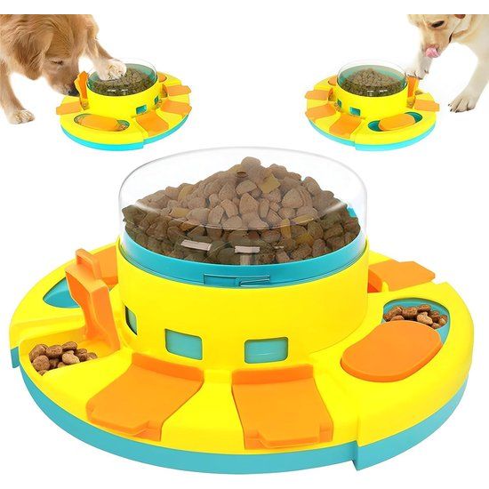 Hondenspeelgoed, intelligentie, hondenintelligent speelgoed voor honden, kleine, middelgrote, grote honden, speelgoed, intelligent, niveau 2 (medium)