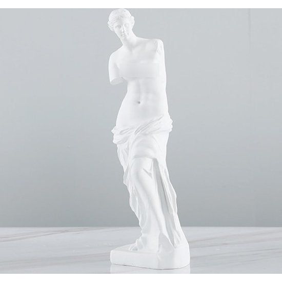 Harsmateriaal: dit beeld is gemaakt van hoogwaardige, niet-giftige hars voor maximale duurzaamheid