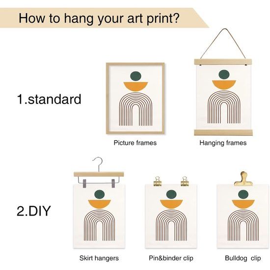 Boho abstracte kunstprints poster zwart en wit geometrische muurafbeeldingen voor slaapkamer woonkamer decor 30 x 40 cm zonder lijst set van 3