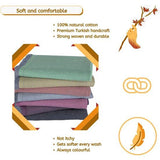 ElfRoutes Sofa Throws & Bed Throws - Zeer grote worpen (175x230 cm) - 100% Katoen Grote Plaws voor Settees - Plaws voor Tweepersoonsbed - Plaids voor Fauteuils - Boho Throws voor Banken - Grijs