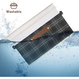 Opvouwbare opbergdozen met deksel, opbergdozen met deksel voor het organiseren van de kledingkast, opbergdozen voor documenten, speelgoed, 3 stuks, zwart