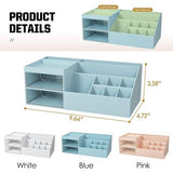 Make-up organisator met laden, make-up opslag, cosmetica, make-up tafel organisator, make-up doos met laden voor dressoir, slaapkamer, badkamer