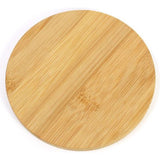 bamboe onderzetters, ronde onderzetters, onderzetters, onderzetters, diameter 11 cm, rond, 0,9 cm dikte (8 stuks)