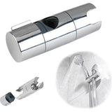 Douchedouchehouder, verstelbare douchekophouder voor glijstang 19-25 mm, 360° draaibaar, douchedouchehouder zonder boren, klikbare douchekophouder, handdouchehouder