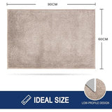 Schoonloopmat voor binnen, 60 x 90 cm, antislip, machinewasbaar, vuilvangmat, ingangsdeurmat met waterabsorberend, deurmat voor hond, ingang, huisdeur en hal