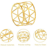 Pak van 12 servetringen, gouden universele servetringen set, servethouder, uitgehold voor bruiloftsfeest, verjaardag, jubileum tafeldecoratie