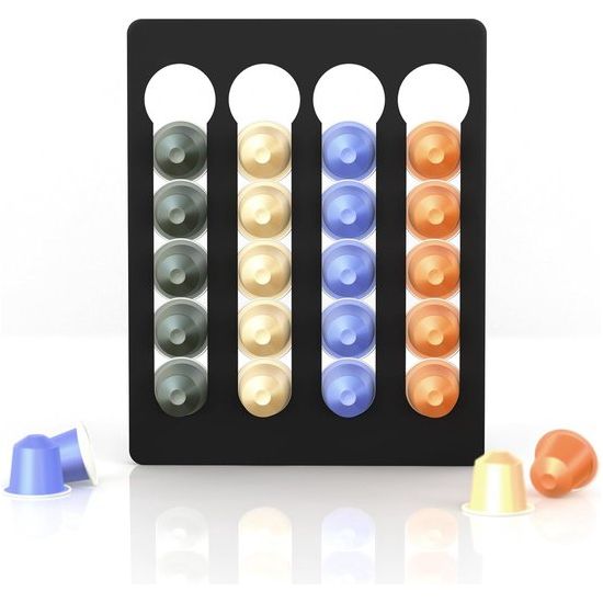 capsuledispenser, capsulestandaard, houder, wandhouder zonder boren