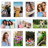 Kurtzy (20Pak) Blanke Foto Lijst Inleg Koelkast Magneten - Voor Foto’s 9,8 x 5x9 cm - Doorzichtig Helder Acryl Koelkast Magneten voor Kleine Foto’s - Geschenken voor Familie & Vrienden