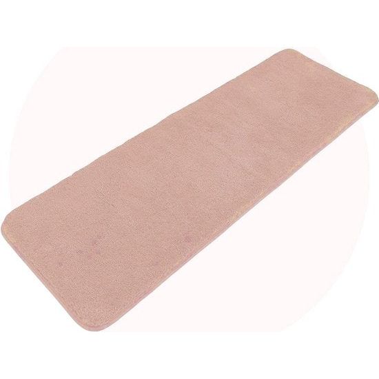 Antislip badmat, badkamertapijt, waterabsorberende badmat voor badkamer, vloermat, zachte pluche microvezel, badmat, douchemat (rood, 50 x 150 cm)