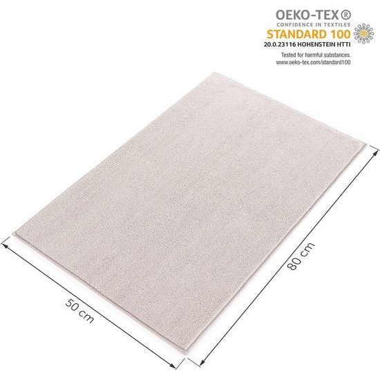 Zachte badmat; antislip; 50 x 80 cm