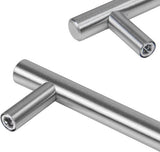 20 stuks 96 mm roestvrij stalen meubelgrepen boorgatafst geborsteld stanggreep relinggrepen roestvrij stalen buis Ø 10 mm herbruikbaar