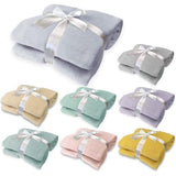 Deken Roma Soft roze, microvezel fleece deken 150x200 cm, pluizig zachte woondeken in trendy kleuren