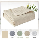 Sprei, bedsprei, 240 x 260 cm, beige, microvezel sprei, bedsprei, set met 2 kussenslopen van 50 x 75 cm, doorgestikt 3D-ultrasjaal.