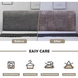 Hoes voor het hoofdbord van het bed, rekbaar, wasbaar, verdikt, spandex, all-inclusive stofdicht, hoofdbordhoes voor tweepersoonsbed, eenpersoonsbed, bed, hoofdbordbekleding (180-200 cm, bruine lijnen)