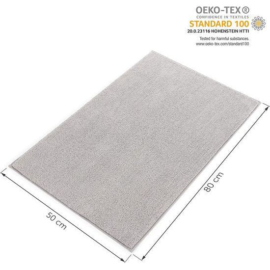 Zachte badmat; antislip; 50 x 80 cm