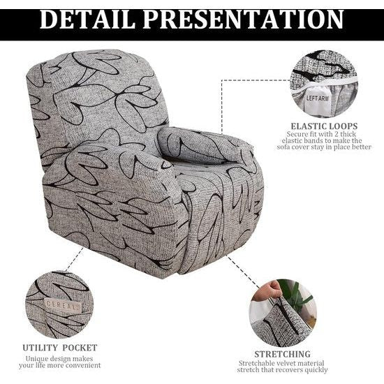 Jaotto - Stoelhoes voor 1 persoon - 1-zits fauteuil - Grijs Stijl