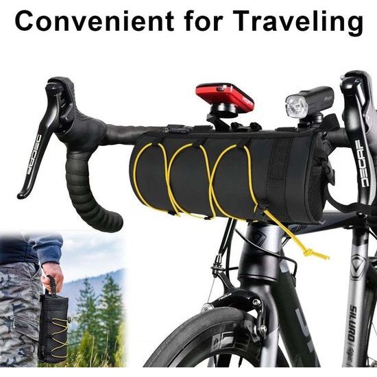 Fietsstuurtas, voorvak, fietstas opbergtas, fietstas voor stuur, multifunctionele fietstas met schouderriem, voor racefiets, mountainbike