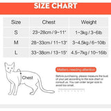 Cat Harness and Leash, Ultra-Light, Escape-Proof, Adjustable, Soft Mesh Fabric, Padded, Running Vest, Jacket for Kittens, Pets, Puppies, m, grey