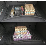 Bagage Netto Bagage netto 70x70 / 110x60 Elastische Bagage netto met haak voor auto