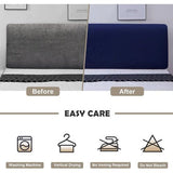 Bed Headboard Covers Stretch Bed Headboard Cover Stretchy Washable Thick Spandex All-Inclusive Dustproof Bed Headboard Cover for Double Bed Single Bed Head (150-170 cm, Dark Blue)