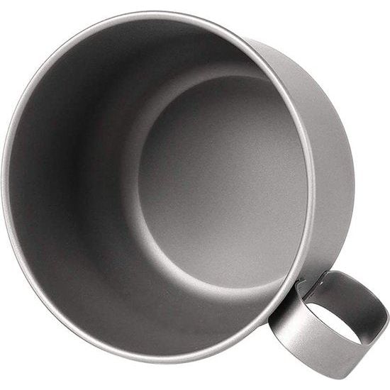 500ml Titanium Camping Mok, Draagbare Outdoor Mok Met Opbergtas voor buiten, kamperen, wandelen
