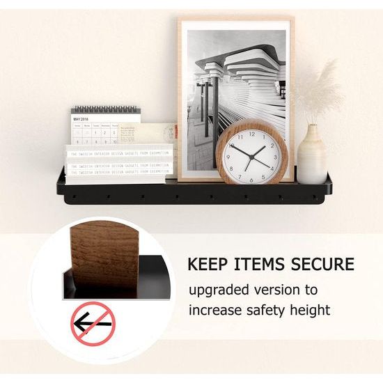 Vergroot het toetsenbord met plank, toetsenbord, sleutelplank, sleutelhouder, sleutelhaak voor gangdecoratie, plaats meer gadgets