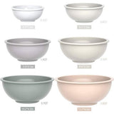 Mengkom, set van 6, plastic Nist slakom met deksel, kom met deksel, inclusief 2 vorken en 4 maatlepels, BPA-vrij en stapelbaar, ideaal voor mixen en serveren (kaki, 18)