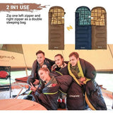 Slaapzak Buiten Warme Deken Slaapzak Draagbaar Lichtgewicht 3-4 Seizoenen Camping Slaapzak 300g/400g Vulling voor Volwassenen
